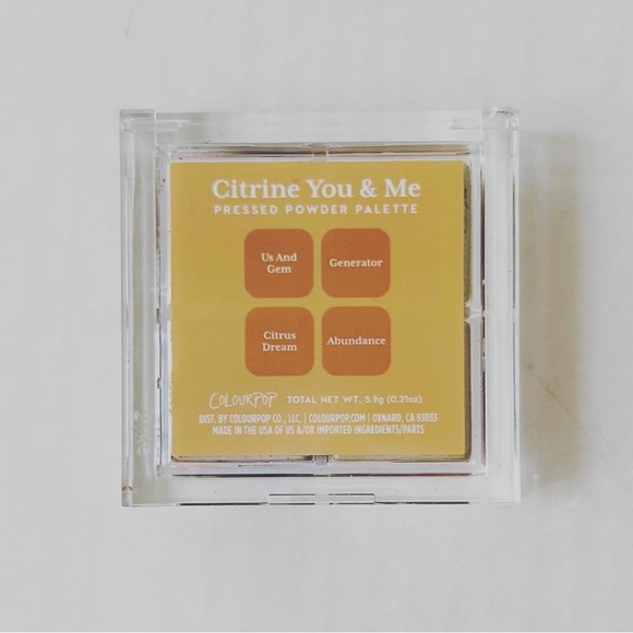 Colourpop Citrine You And Me Eyeshadow Quad - Picture 3 of 9